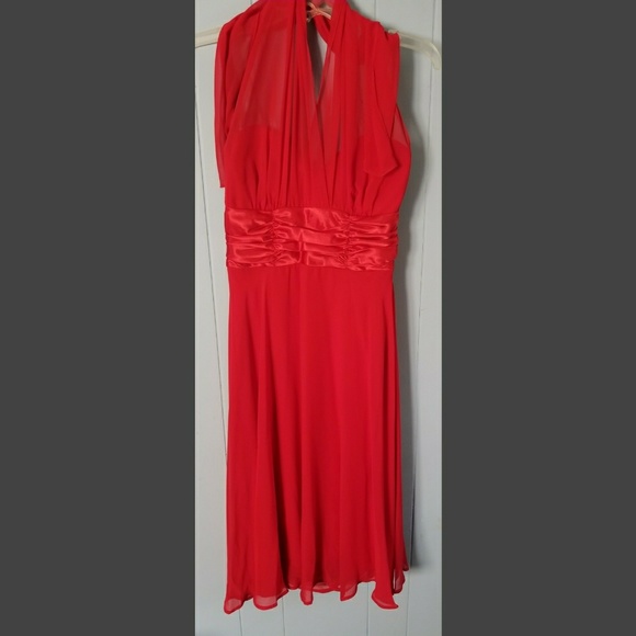 macy's women's red dresses